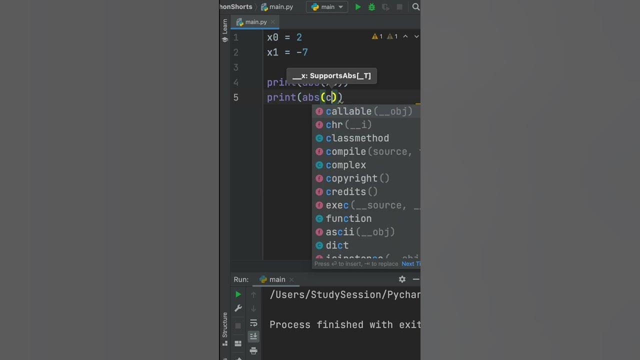 ABS Function In Python abs() Learn Python YouTube