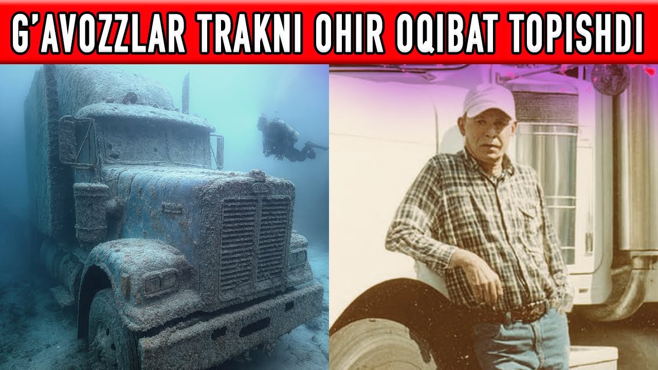 20 YIL O‘TGACH, G‘AVVOSLAR UNING YUK MASHINASINI... VA DAHSHATLI SIRNI TOPISHDI...
