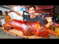 Filipino street food cebus 1 lechon in carcar  chicharron factory in the philippines