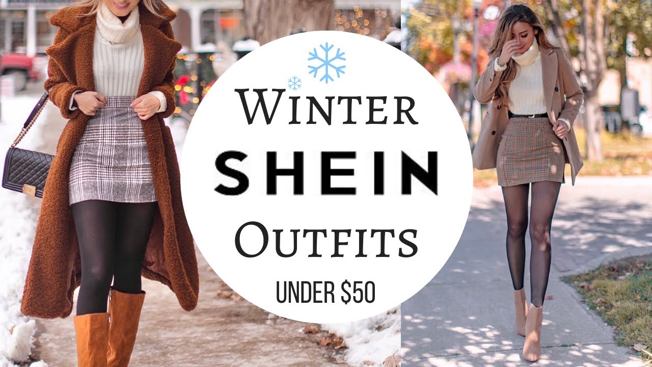 ⁣SHEIN Winter outfits under $50! | Winter Coats & Jackets try-on haul