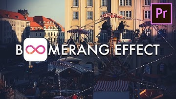 How to create a BOOMERANG style loop video effect in Premiere Pro (CC Tutorial)