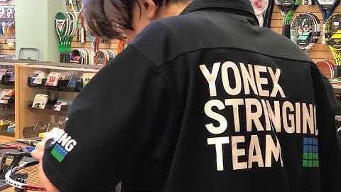 Time Lapse: How to String a Yonex I-Slash (Steven Kolasa)