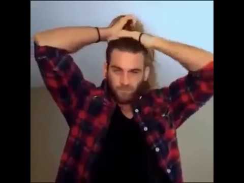 tutorial Cara  mengikat rambut  pria  KEREN YouTube