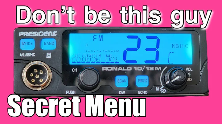 SECRET MENU | PRESIDENT RONALD CB RADIO