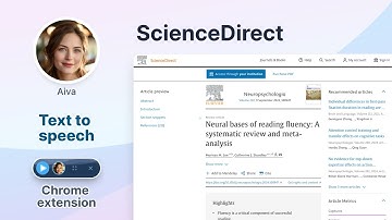 🔬 ScienceDirect with text-to-speech as your ultimate research companion