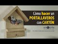 Cómo hacer un PORTA LLAVES de pared con CARTÓN / portallaves / llavero