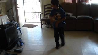 Joaquin Practicin His Shuffling #2