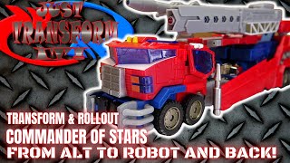 Famous JUST TRANSFORM IT!: Transform & Rollout Commander of Stars (Cybertron Optimus Prime) Net Worth