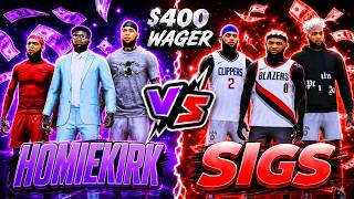 I Wagered This TRASH TALKING GUARD For $400 On NBA2K21 And It Went Like This 😱 *MY FIRST EVER WAGER*