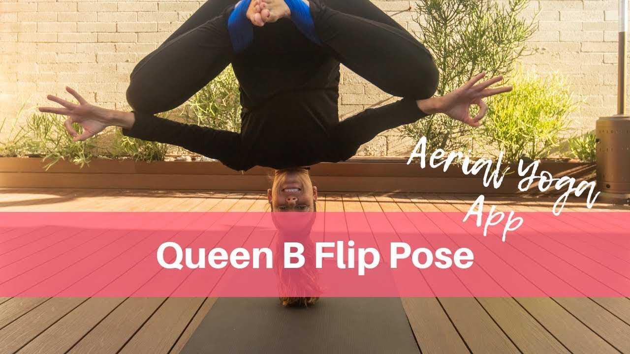 aerial yoga woman practicing monkey pose hanging upside down using hammock  enjoying healthy fitness lifestyle exercising in studio training meditation  at sunrise Stock Video | Adobe Stock