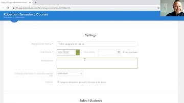 Creating Quick and Easy Individual Assignments