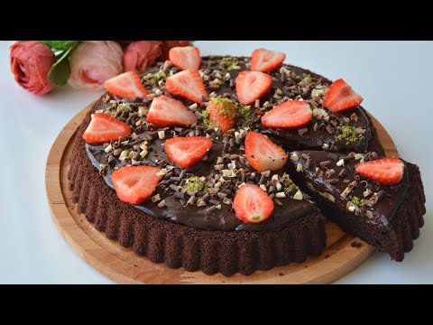 Video: Çilekli çikolatalı Tart