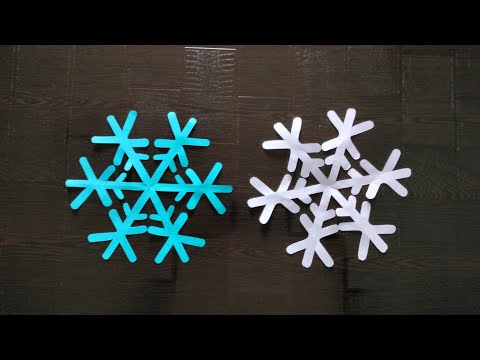 Make snowflakes with paper by following this method l The KS DIY