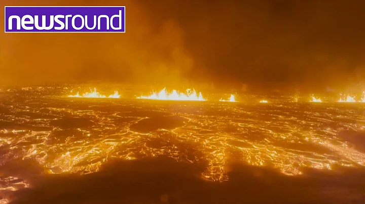 Huge Volcano Erupts in Iceland | Newsround