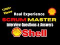 Scrum Master Interview Questions and Answers: Shell 2020