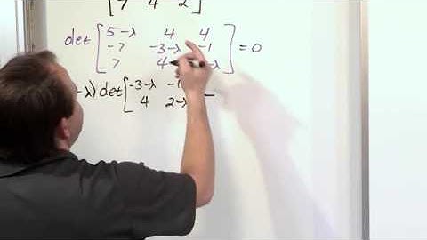 Lesson 18 - Finding Eigenvalues   Part 3 (Linear Algebra)