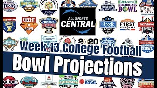 2021 College Football Week 13 Bowl Projections