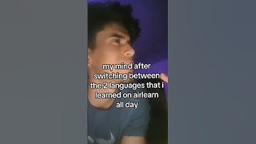 Brain: bilingual. Mouth: buffering. 😵‍💫🌍#languages #airlearn #bluecat #learn #fluent #study