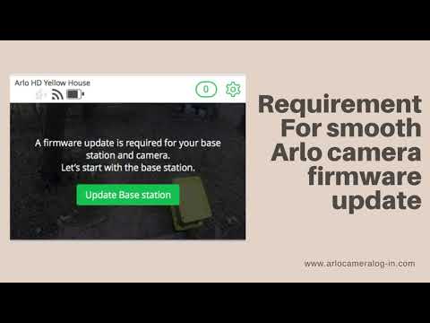 Arlo Camera Firmware Update Failed | Arlo login