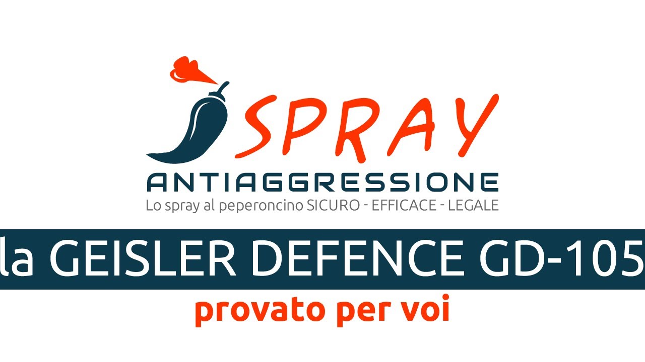 RECENSIONE SPRAY ANTIAGGRESSIONE GEISLER DEFENCE GD 105