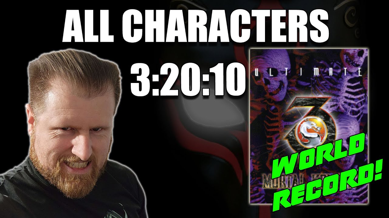 INSANE WORLD RECORD Ultimate Mortal Kombat 3 - Speedrun - All Characters - 