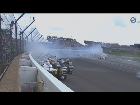 IndyCar Series 2017. Indy 500. Multi-Car Crash