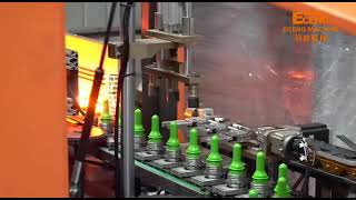 Q4500 500ml 38mm neck 3cavity bottle making machine with packing machine