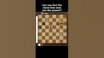 Can you find the best move for white?? #shorts #chess