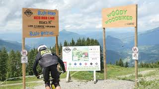 Bike Park Les Carroz - Piste bleue Blue Bump