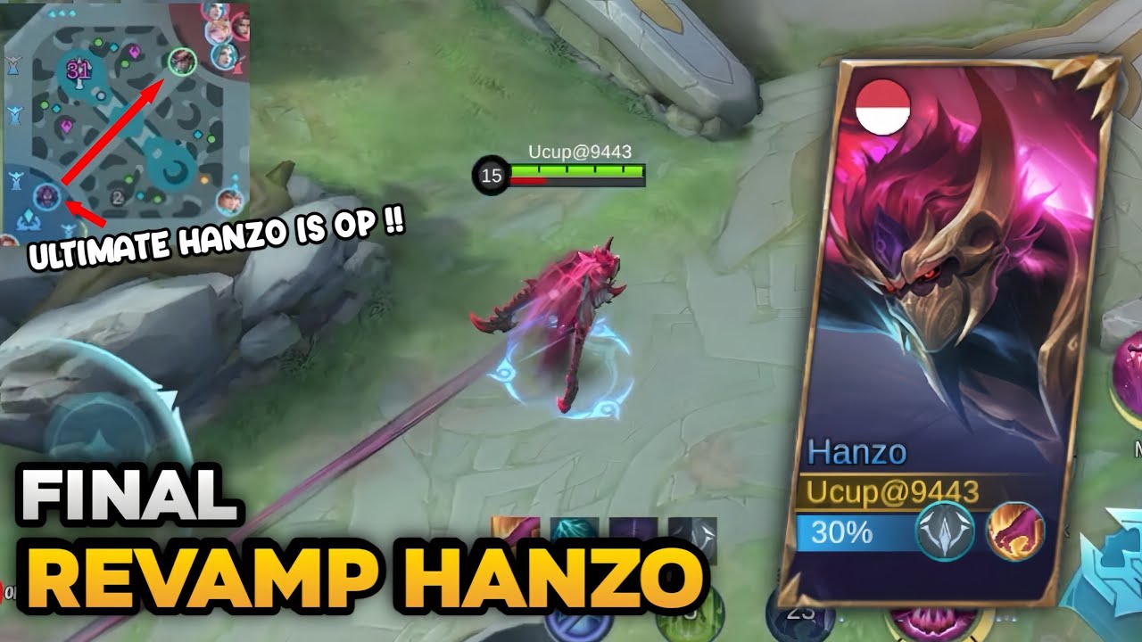 REVAMP HANZO MLBB IS OVER POWER | NEW HERO META 2025