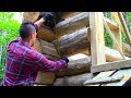 Why the Log Gaps? Chinked vs Scribed / Log Cabin Update- Ep 10.13