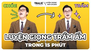 THALIC VOICE | CÁCH LUYỆN GIỌNG TRẦM ẤM NHANH NHẤT #thalicvoice #luyengiongnoichuan