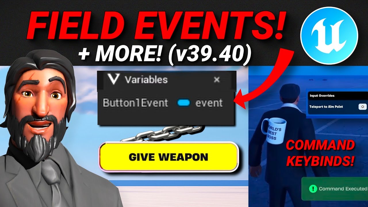 Новые полевые события, переназначаемые команды отладки и многое другое в Fortnite Creative/UEFN! ...