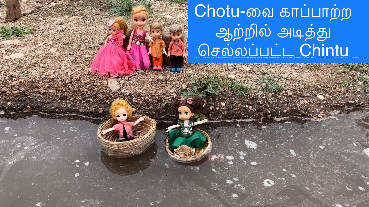 மண்வாசனை Episode 398 | 😱 Chotu-வை காப்பாற்ற ஆற்றில் அடித்து செல்லப்பட்ட Chintu | Classic Mini Food