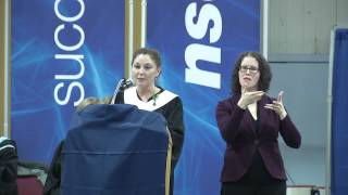 Denise Holloran - 2015 Valedictorian, Cumberland NSCC