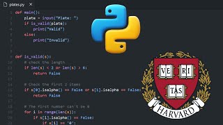 [CS50 Python] Solução 02.04: VANITY PLATES