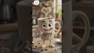 Coffee lovers ☕️ #shorts #ai #talkingobjects #viral #creative