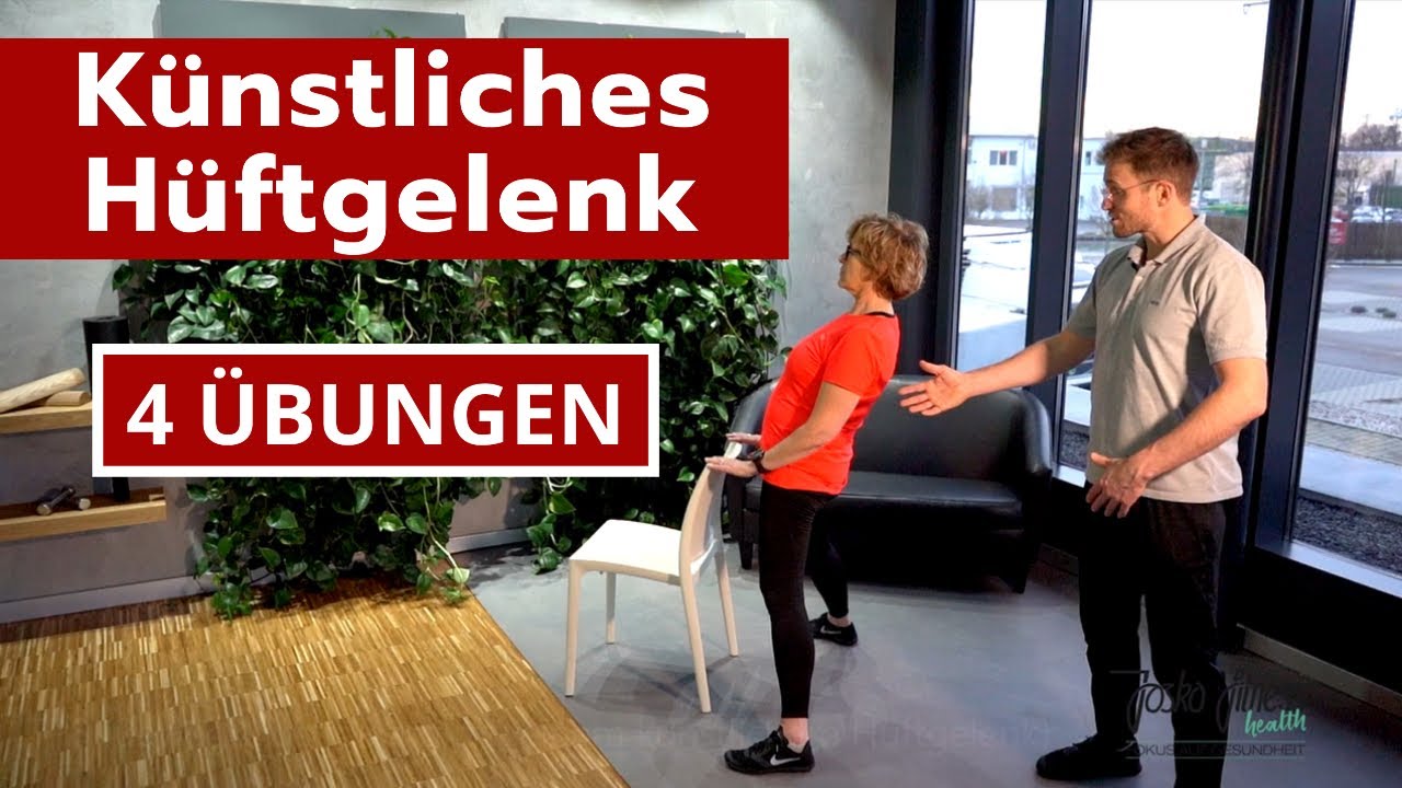 Bewegungstraining mit einem knstlichem Hftgelenk #dehnen #stabilitt  #knstlichesgelenk