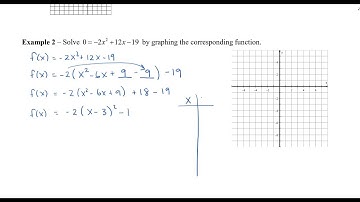 Math 11 - Sec 4.1 Graphical Solutions of Quadratic Equations