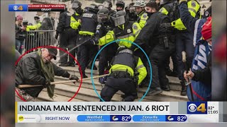 Indiana man sentenced for assaulting police during Jan. 6 Capitol riot