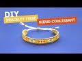 Bracelet Miyuki au métier à tisser avec nœud coulissant