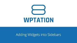 Envision WordPress Theme: Adding Widgets into Sidebars