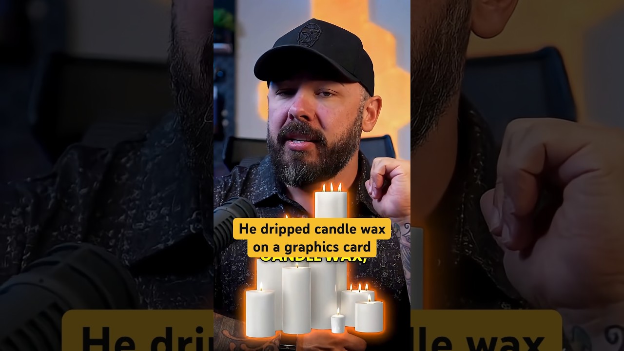 Candle Wax On A Graphics Card?!