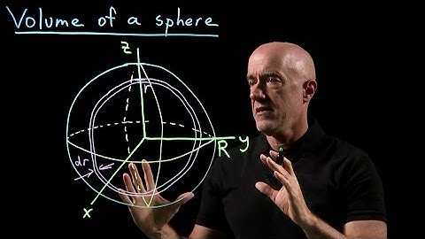 Calculating the Volume of a Sphere | Lecture 47 | Calculus for Engineers
