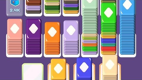 SATISFYING CARD SHUFFLE SORT GAMEPLAY