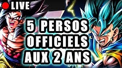 🔴 INFOS & PERSOS OFFICIELS des 2 ANS DRAGON BALL LEGENDS