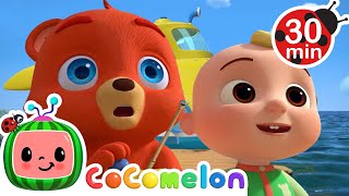 Submarine Song ⛵ | Cocomelon Animal Time 🐷 | 🔤 Subtitled Sing Along Songs 🔤 | Cartoons For Kids