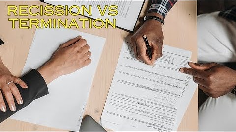 Timeshare Contracts: Rescission vs. Termination Explained | Key Differences & Legal Rights