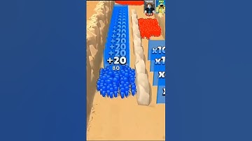 Reached 642 Stick Man in Crowd Count Master Run 3D Gameplay#gaming #shortvideo #shorts