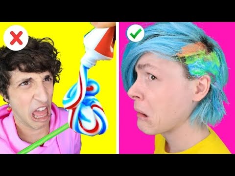 Robby tries 30 FUN Lifehacks, Crafts \u0026 MORE By 123GO! Compilation